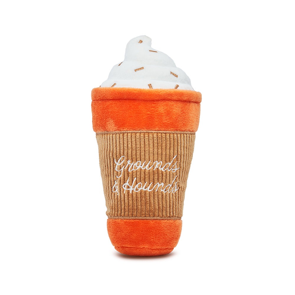 Grounds Hounds Pumpkin Spice Latte Toy