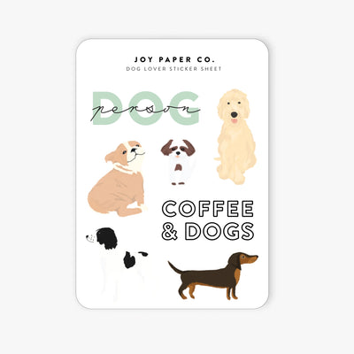 Dog Lovers Sticker Sheet