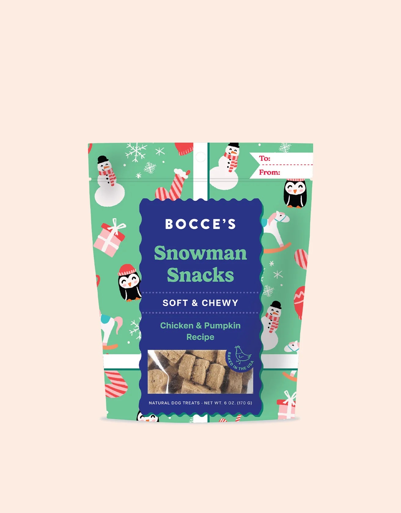 Bocce's Snowman Snacks 6oz