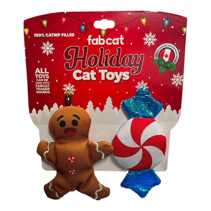 Fabcat Gingerbread Peppermint 2pk