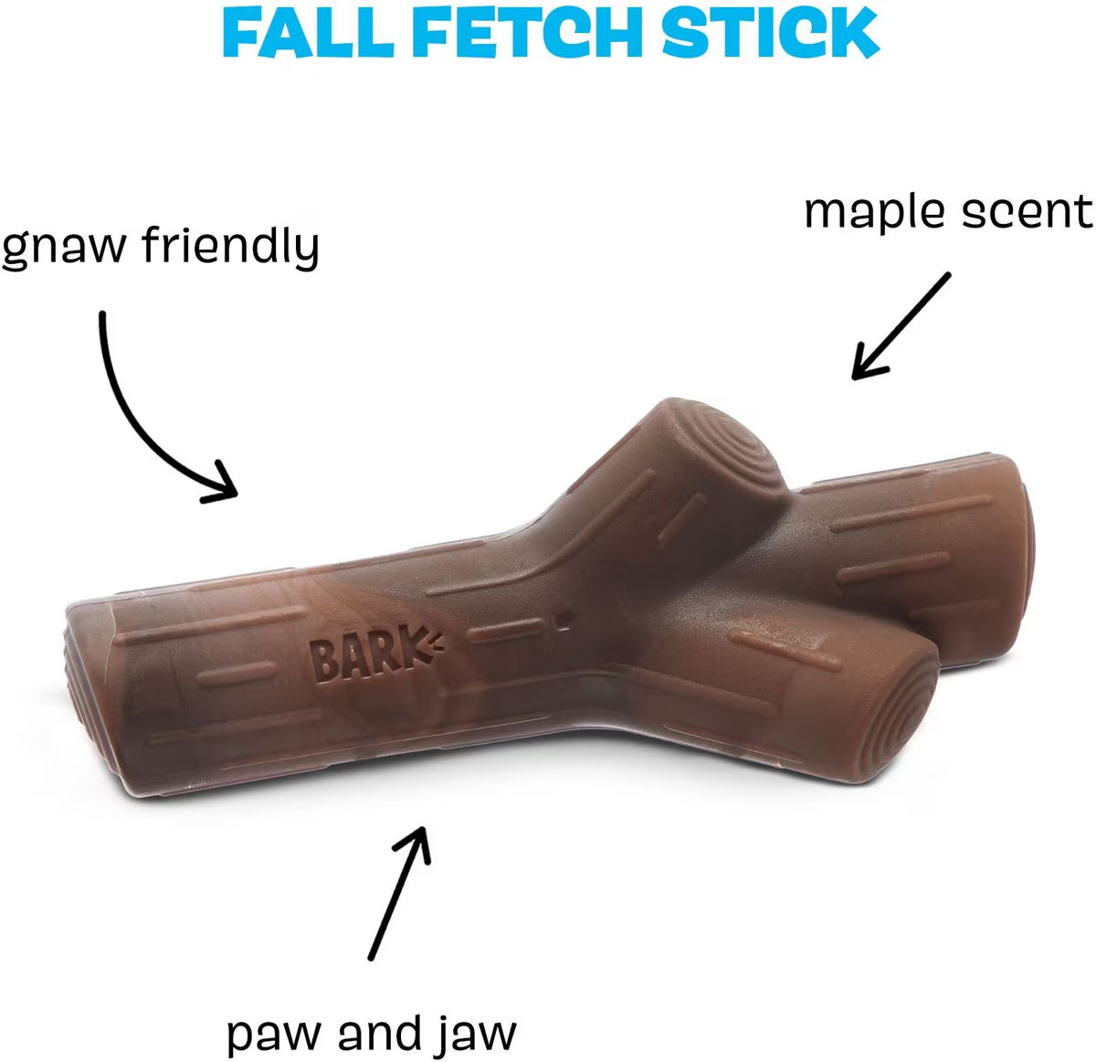 Bark Super Chewer Fall Fetch Stick