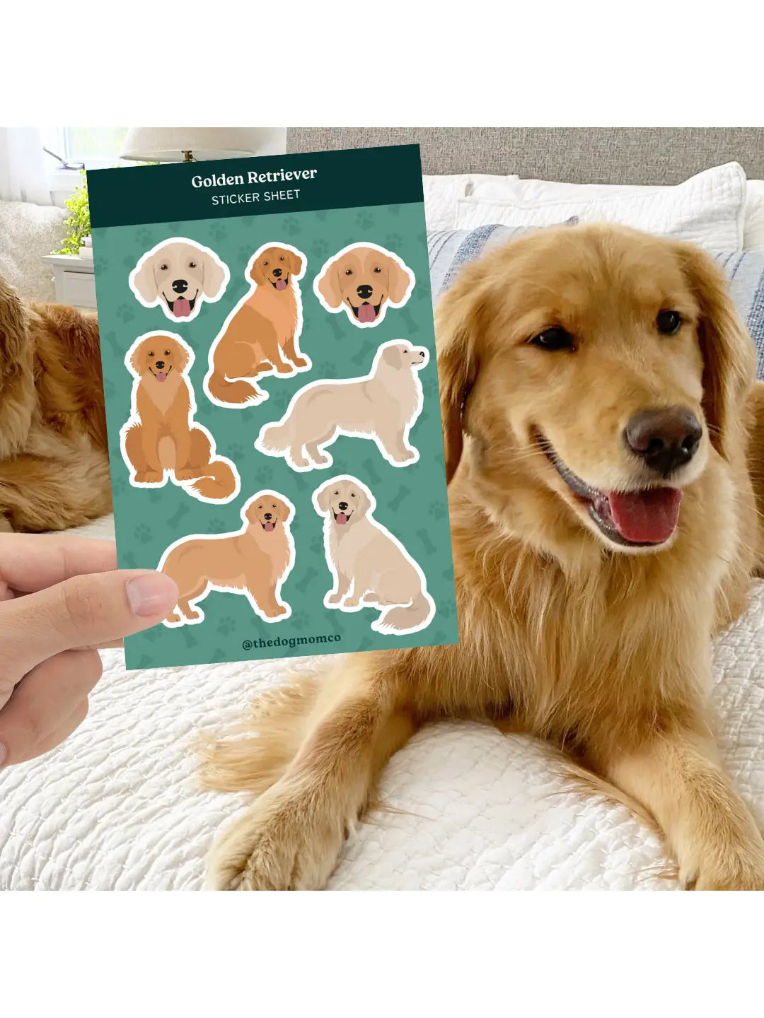 Golden Retriever Sticker Sheet