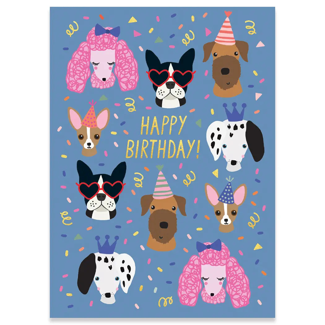 Happy Birthday Dog Card