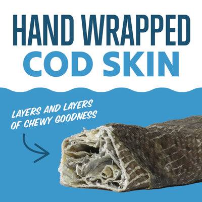 Icelandic Hand Wrapped Cod 10"