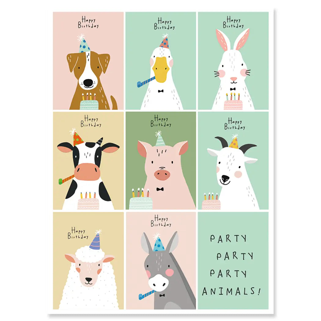 Party Animals Card