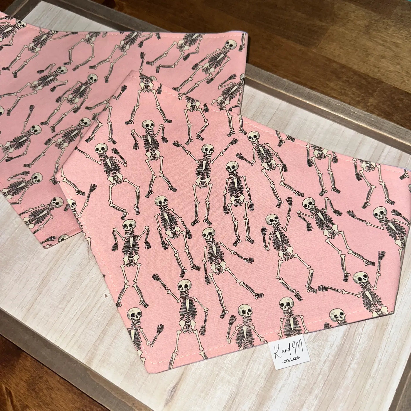 K&M Pink Skeletons Bandana