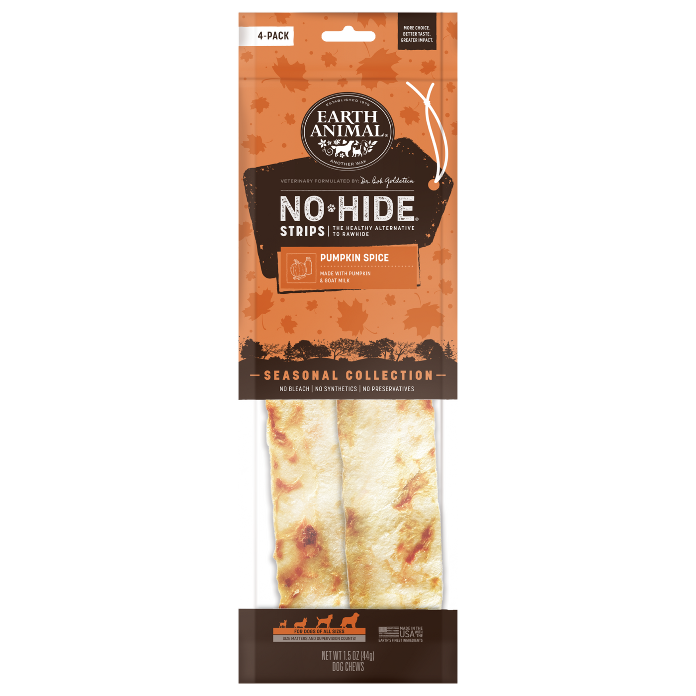 No Hide Strips Pumpkin Spice 4 Pack