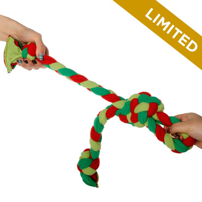 Tall Tails Holiday Fleece Tug Toy