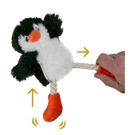 Tall Tails Tug Rope Penguin Toy