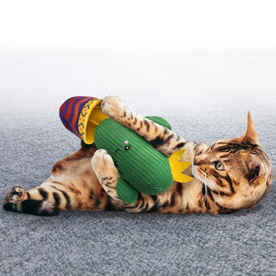 Kong Holiday Wrangler Cactus Cat Toy