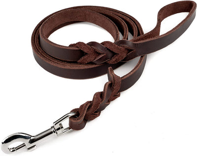 Braided Leather Leash