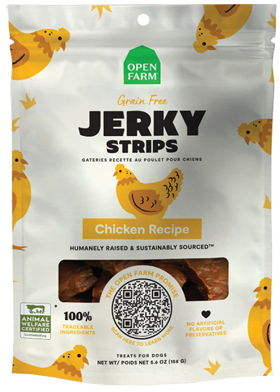 Open Farm Chicken Jerky Strips 5.6oz