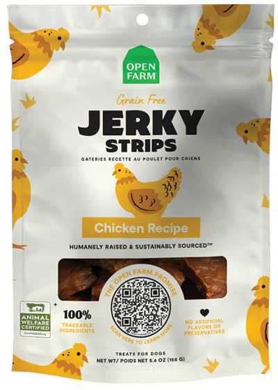 Open Farm Chicken Jerky Strips 5.6oz