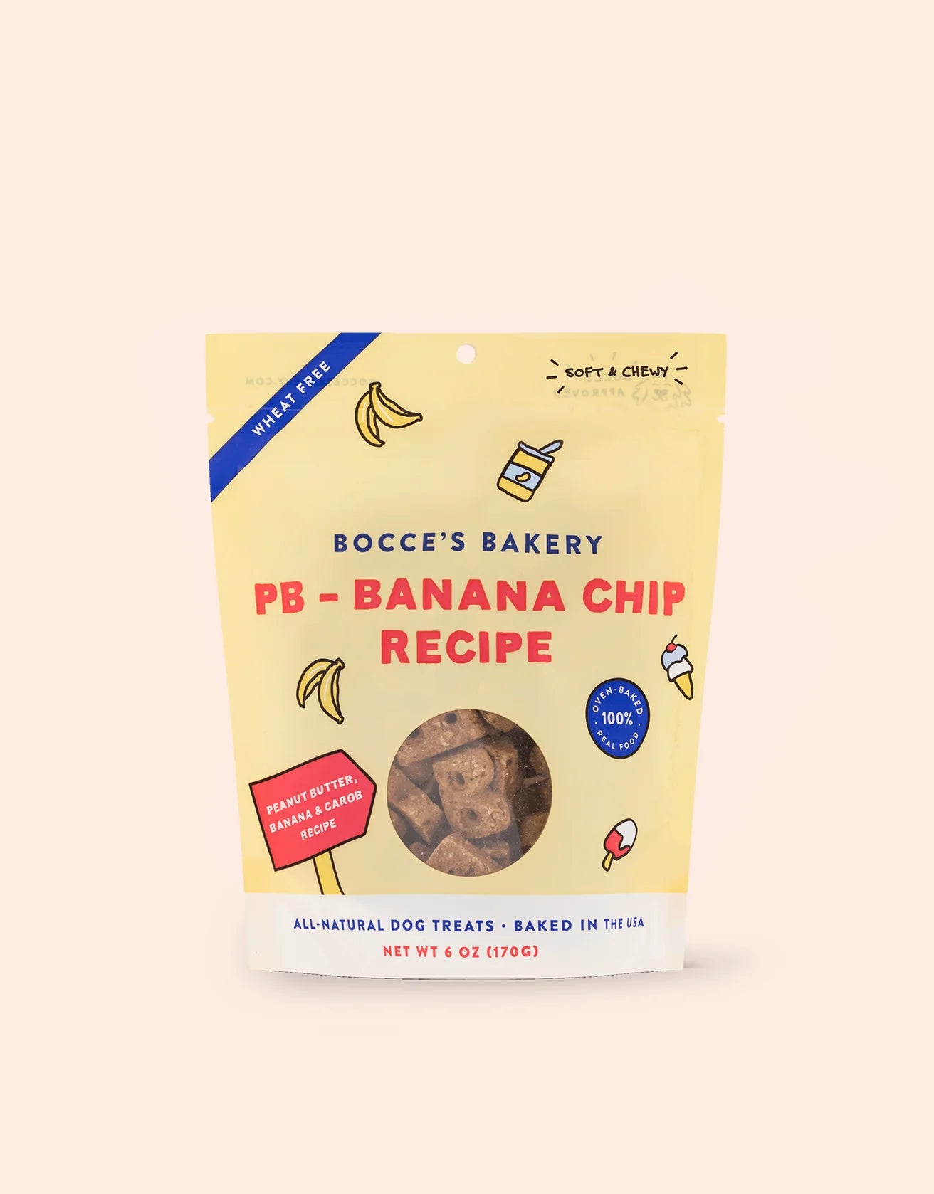 Bocce's PB Banana Chip 6oz