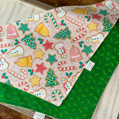 Pink Christmas Cookies Bandana