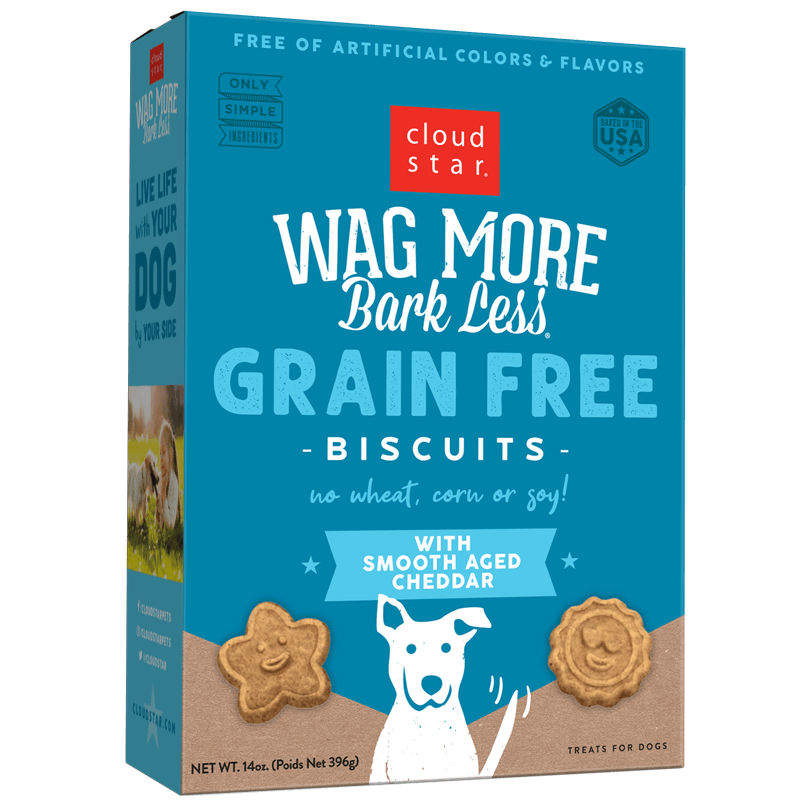 Wag More Bark Less Grain Free Biscuits Cheddar