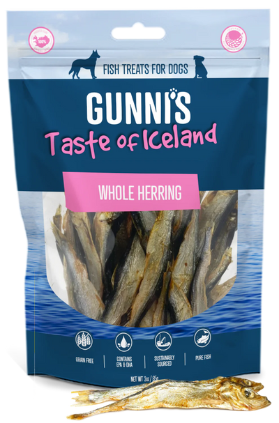 Gunni's Whole Herring 3oz