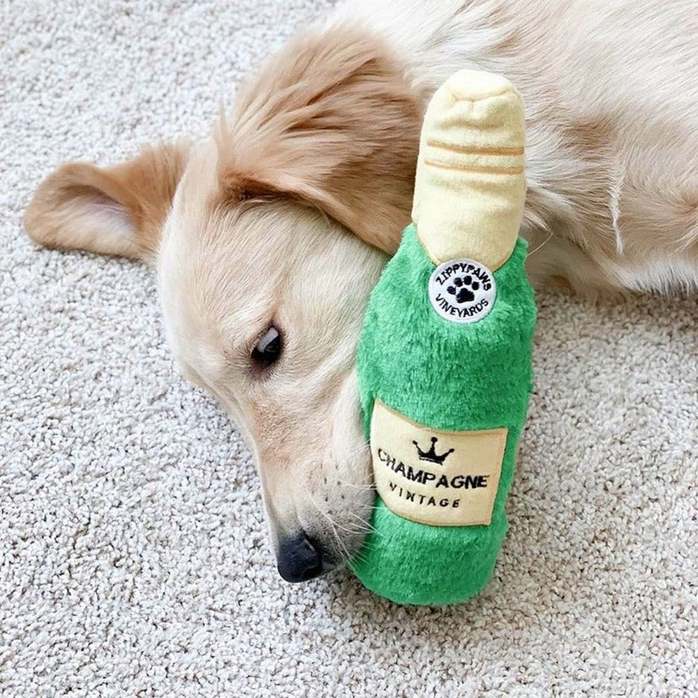 Zippy Paws Champagne Toy