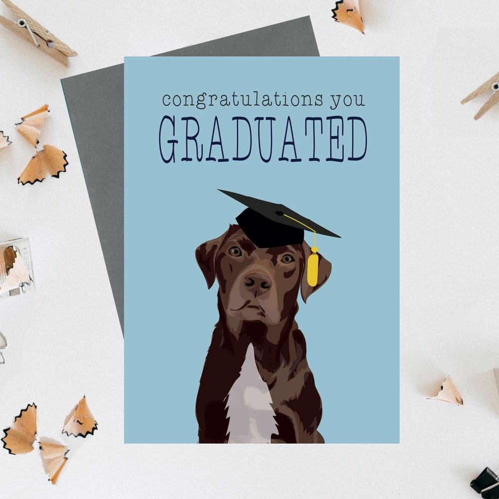 Congrats You Graduated Greeting Card