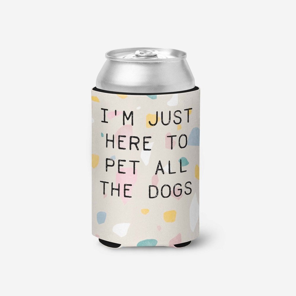 Pet All the Dogs Koozie