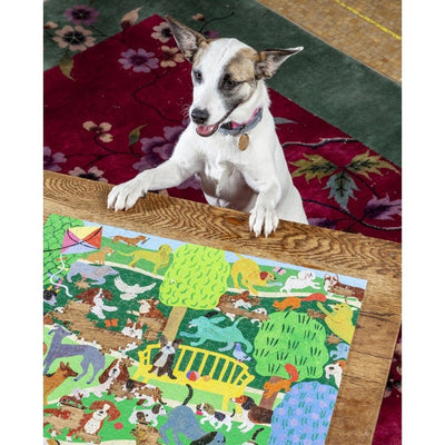 Dogs At Park 1000 Piece Puzzle