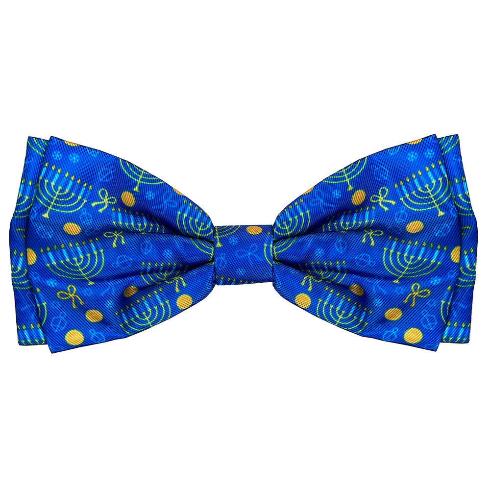 Worthy Dog Hanukkah Bowtie