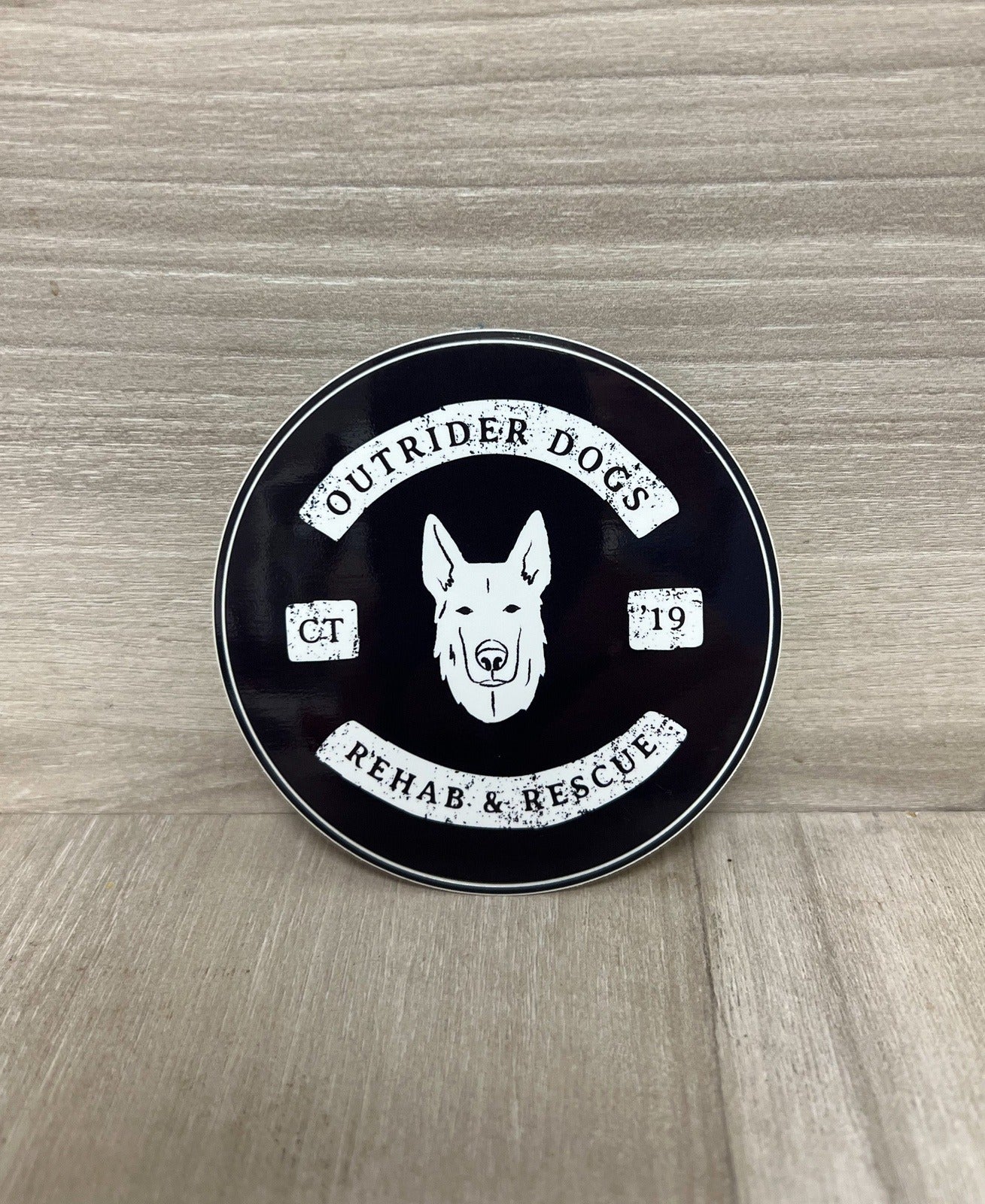 Outrider Dogs Rehab & Rescue Sticker
