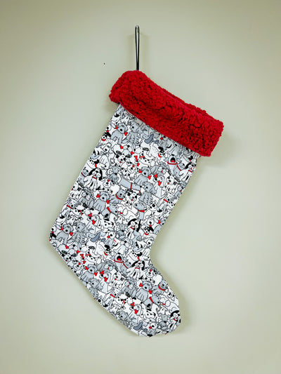 Merry Woofmass Good Dog Stocking