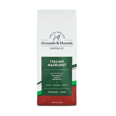 Grounds & Hounds Italian Hazelnut Ground 12oz