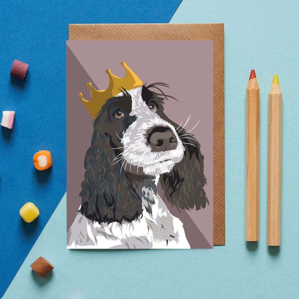 Myrtle the Spaniel Greeting Card