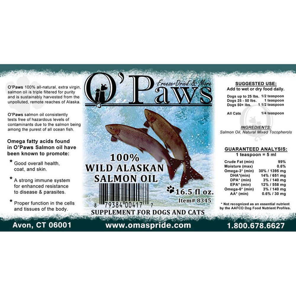 Oma's Pride Salmon Oil 16oz