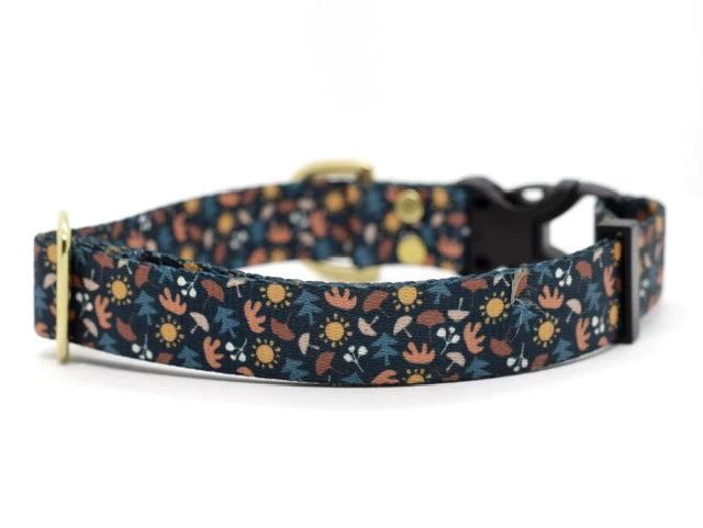 Pacific Hound Navy Boho Forest Collar