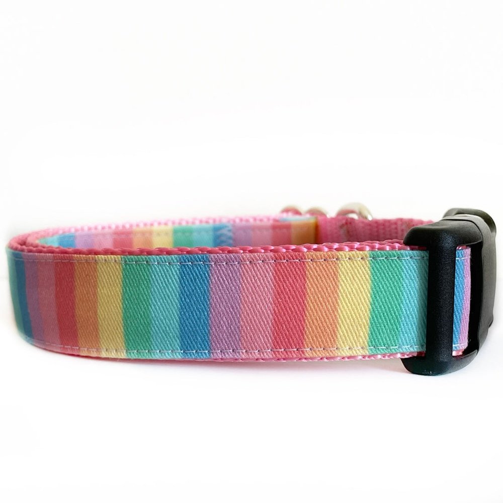 Sew Fetch Dog Co. Pastel Stripe Collar