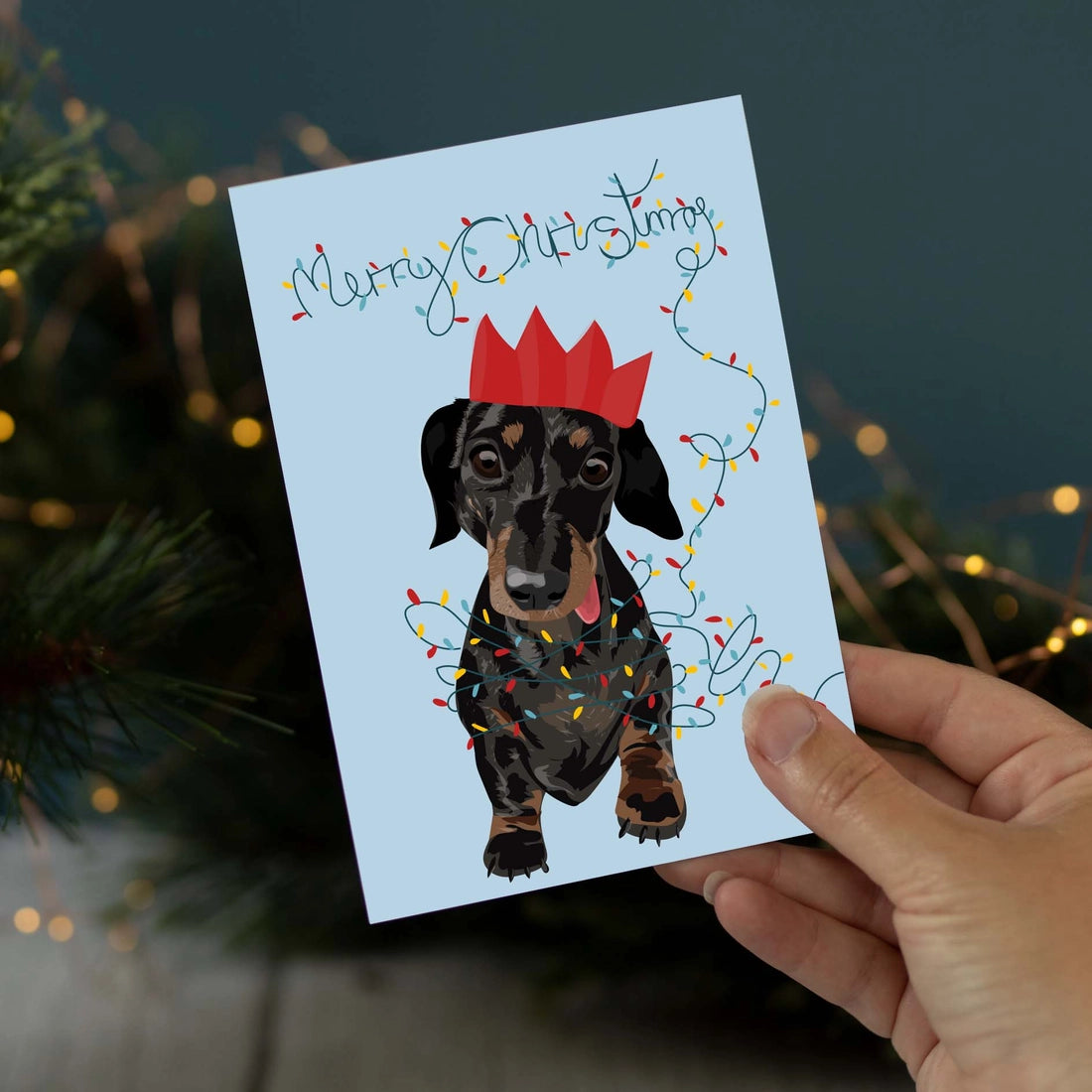 Merry Christmas Slinky Greeting Card