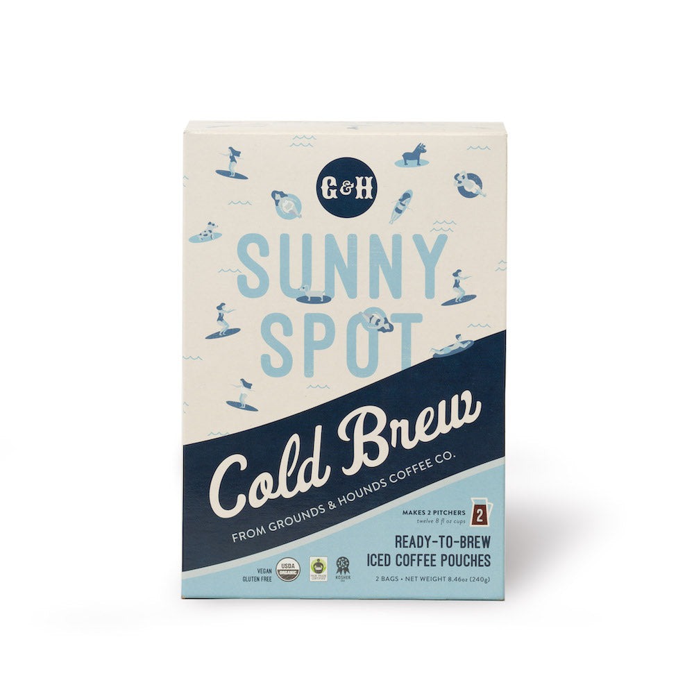 Grounds & Hounds Sunny Spot Cold Brew Pouches