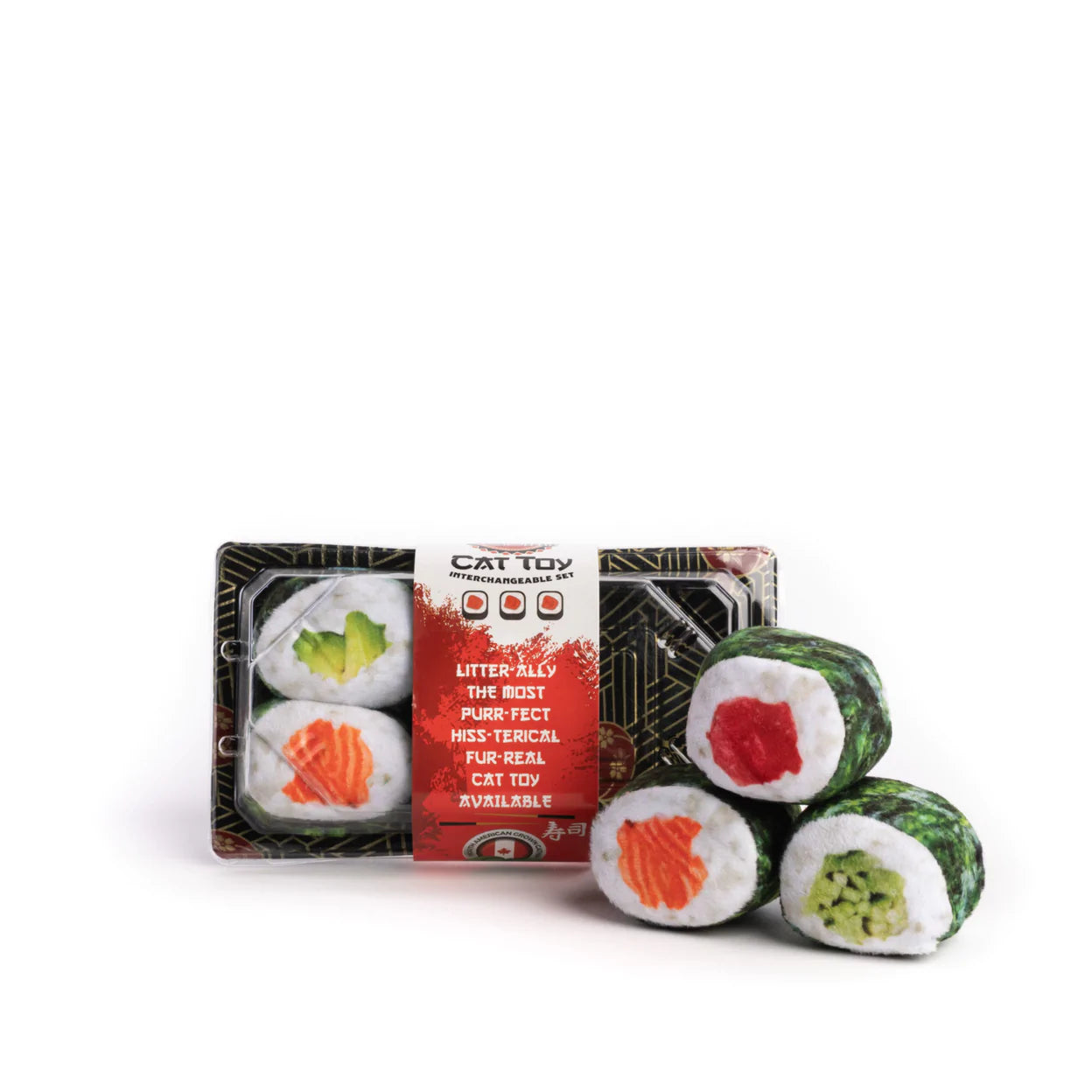 Sushi Roll Cat Toy