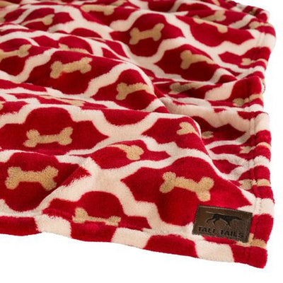 Red Bone Blanket 30x40