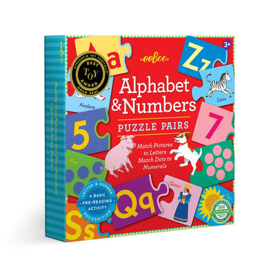 Alphabet & Numbers Puzzle Pairs